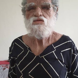 Realistic latex mask - Old man