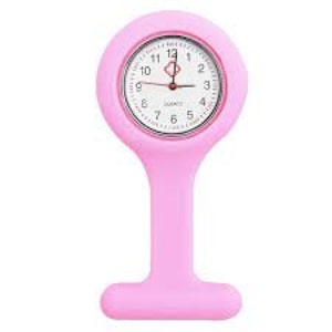 Mini Portable Silicone Gel Doctor Nurses Brooch Pin Pocket Fob Watch, Brand New Silicone Quartz Fob Watch Brooch, Medical Brooch Fob Watch