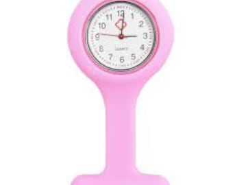 Mini bewegliche Silikon Gel Arzt Krankenschwestern Brosche Taschenuhr, nagelneue Silikon-Quarz-Taschenuhr-Brosche, medizinische Brosche-Taschenuhr
