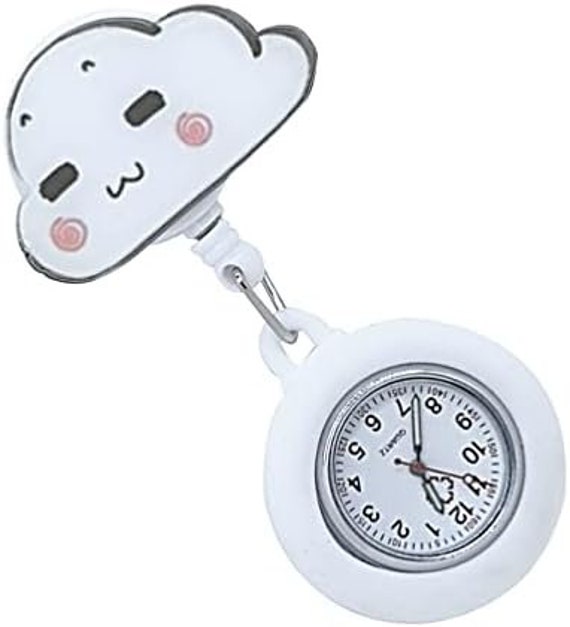 Cute Princess Doctor Nurses Brooch Pin Pocket Fob Watch, Brand New Silicone  Quartz Fob Watch Brooch, Unique Medical Brooch Fob Watch - Main Image