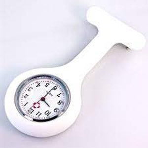 Cute Portable Silicone Gel Doctor Nurses Brooch Pin Pocket Fob Watch, Brand New Silicone Quartz Fob Watch Brooch, Medical Brooch Fob Watch