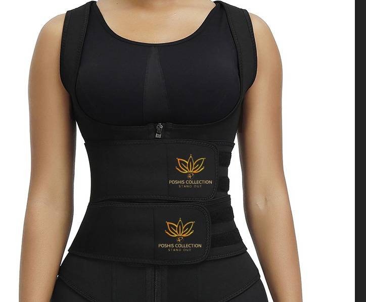 New Style Plus Size Sweat Waist Shapers Girls Slimming Vest Double Straps  Neoprene Waist Trainer - China Waist Trainer and Latex Waist Trainer price