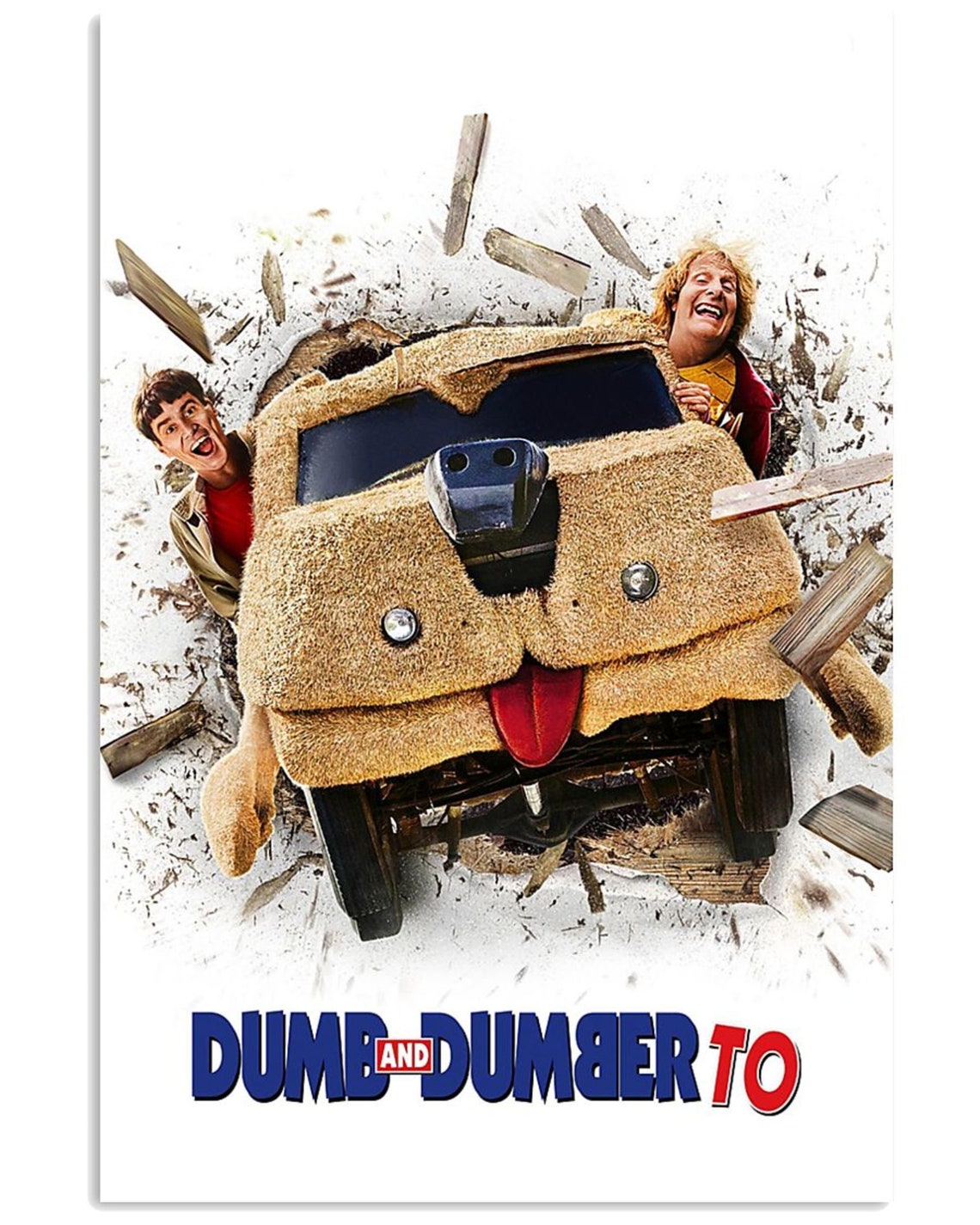 DumbAndDumber To In Car Dog Movie Poster LloydChristmas