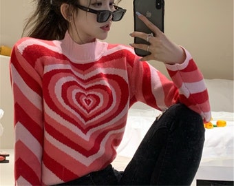 sweater with a heart