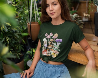 Cottagecore Mushroom T-shirt unisex
