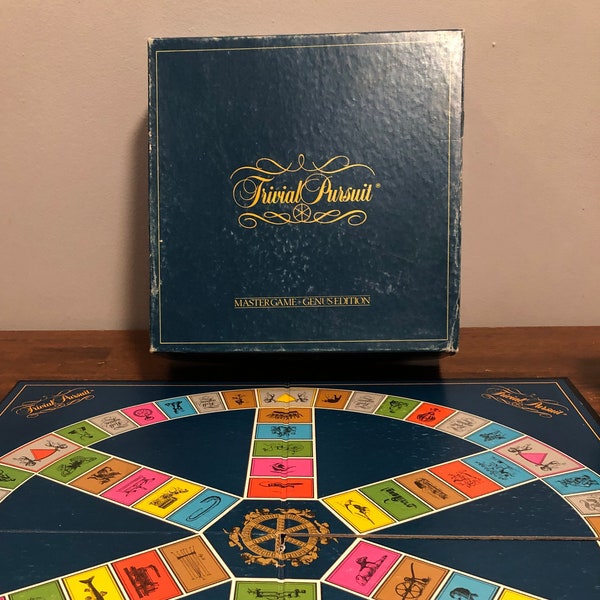 1981 Trivial Pursuit Master Game- Genius Edition