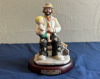 Flambro Emmett Kelly Jr Collection Figurine "The Doctor" 1984