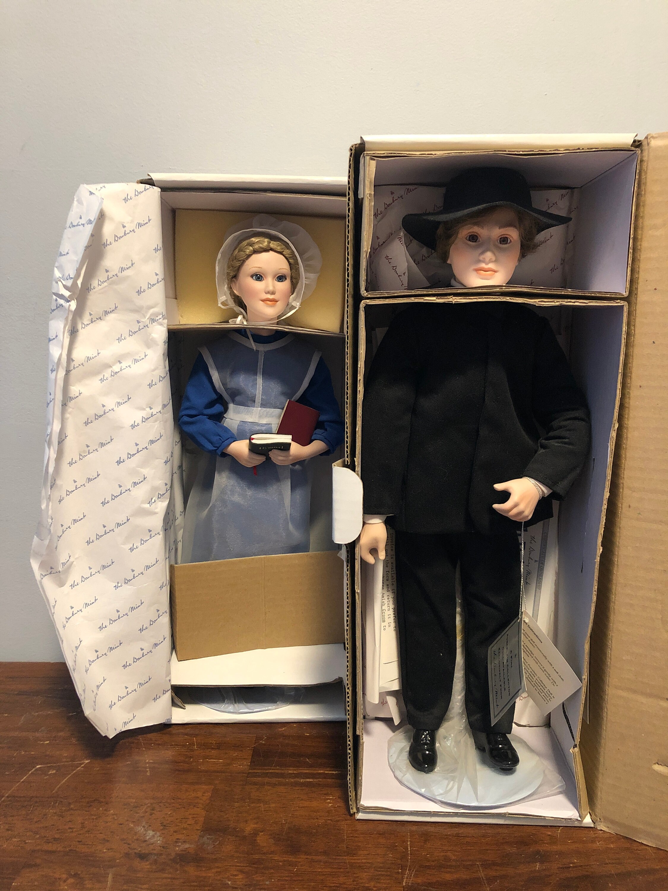 Danbury Mint Amish Bride and Bridegroom by Judy Belle - Etsy