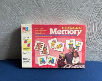 Memory Game- The Original Milton Bradley 1986