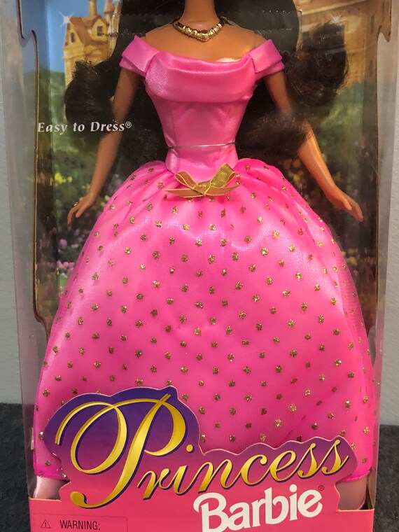 Princess Barbie 1998- Brunette - Etsy