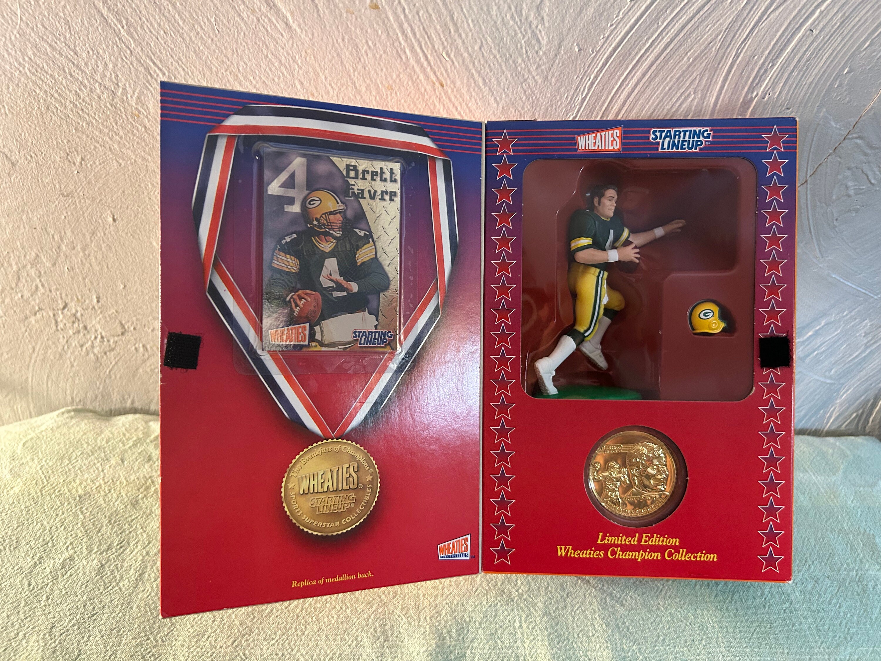 Starting Lineup Wheaties Box- Brett Favre- 1999 - Etsy