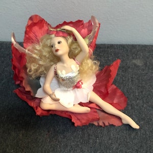Treasury Collection Paradise Galleries Porcelain Doll- Arabella the Flower Pixie
