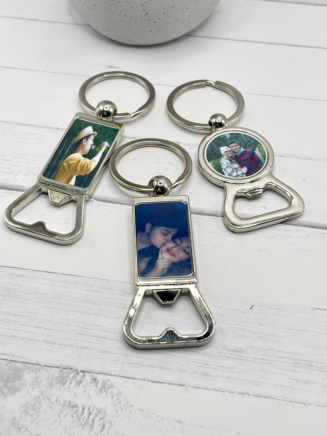 Personalized Bottle Opener Keychain for Dad, Husband, Boyfriend ...