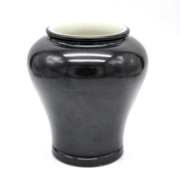 Vintage Fortnum & Mason London Black Vase