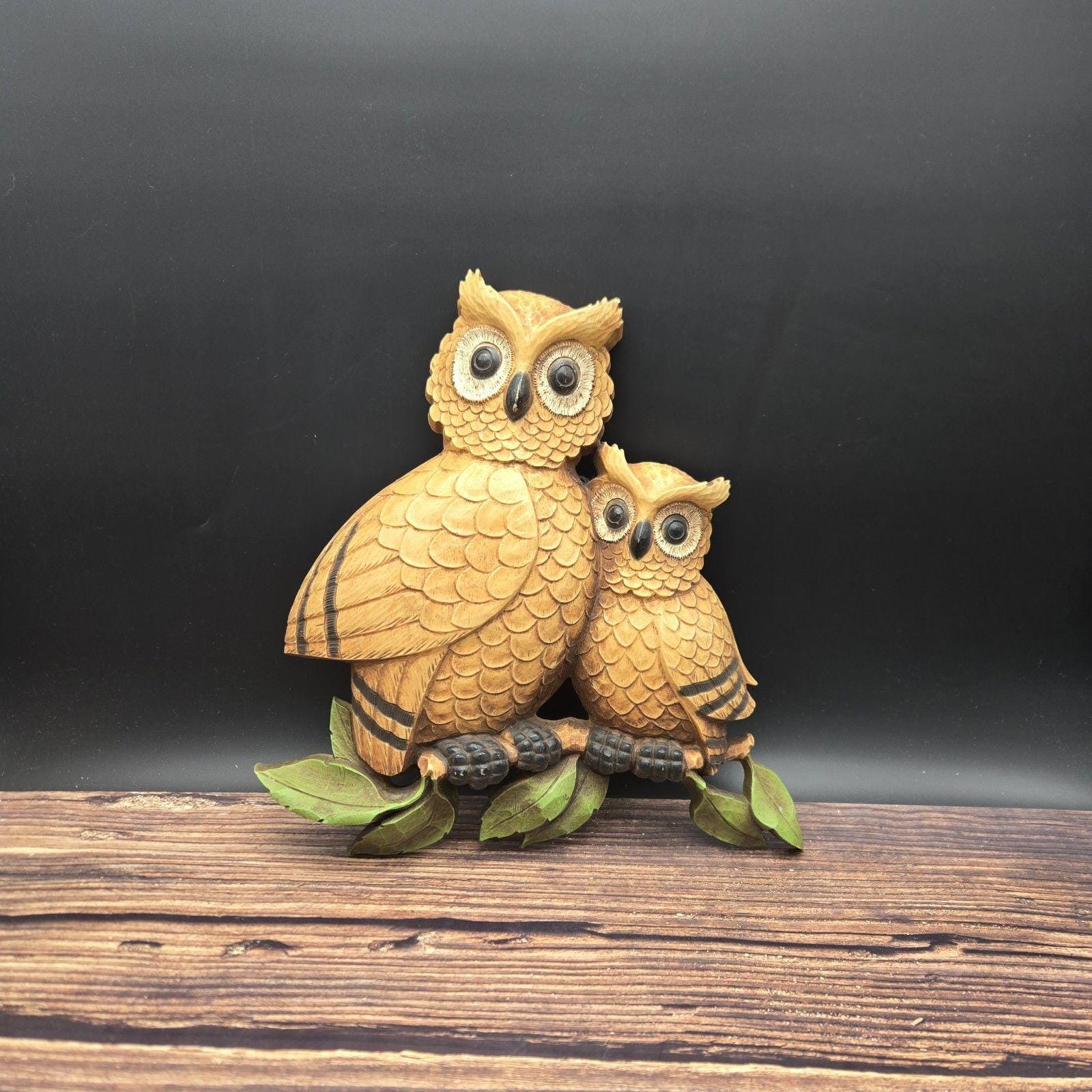 Homco Owl Owls Wall Decor Hanging Plastic Vintage Boho 1975 Nature Wildlife