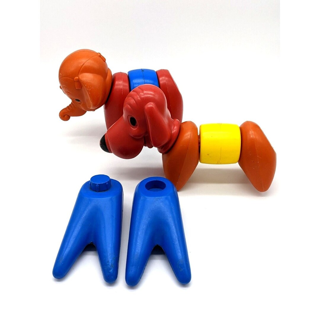 Tupperware Zoo It Yourself Animals Elephant Dog 10 Pcs Etsy
