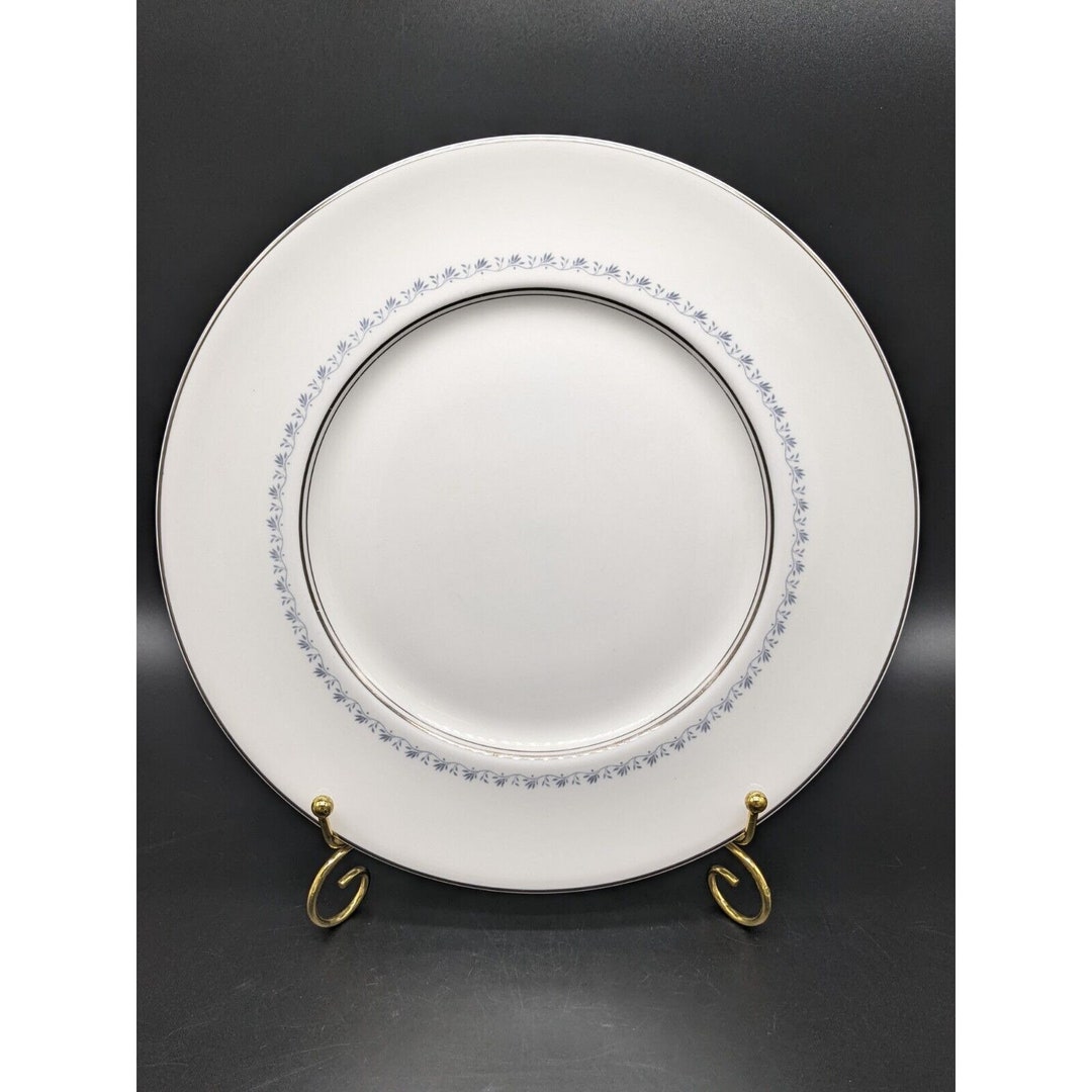 Tiara by Royal Doulton Bone China Dinner Plate Blue/gray Vine Etsy