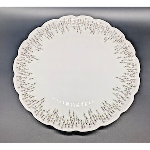 Kaiser Porcelain Romantica Toulouse Sandwich Platter Chop Plate Lavender Flowers