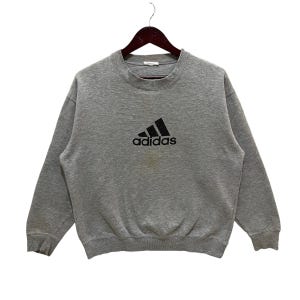 Vintage!! Adidas Sportswear Small Spell Out Small Logo Sweater Sweatshirt
