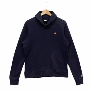 Vintage!! Champion Small Logo Embroidered Turtleneck Sweater Sweatshirt Streetwear