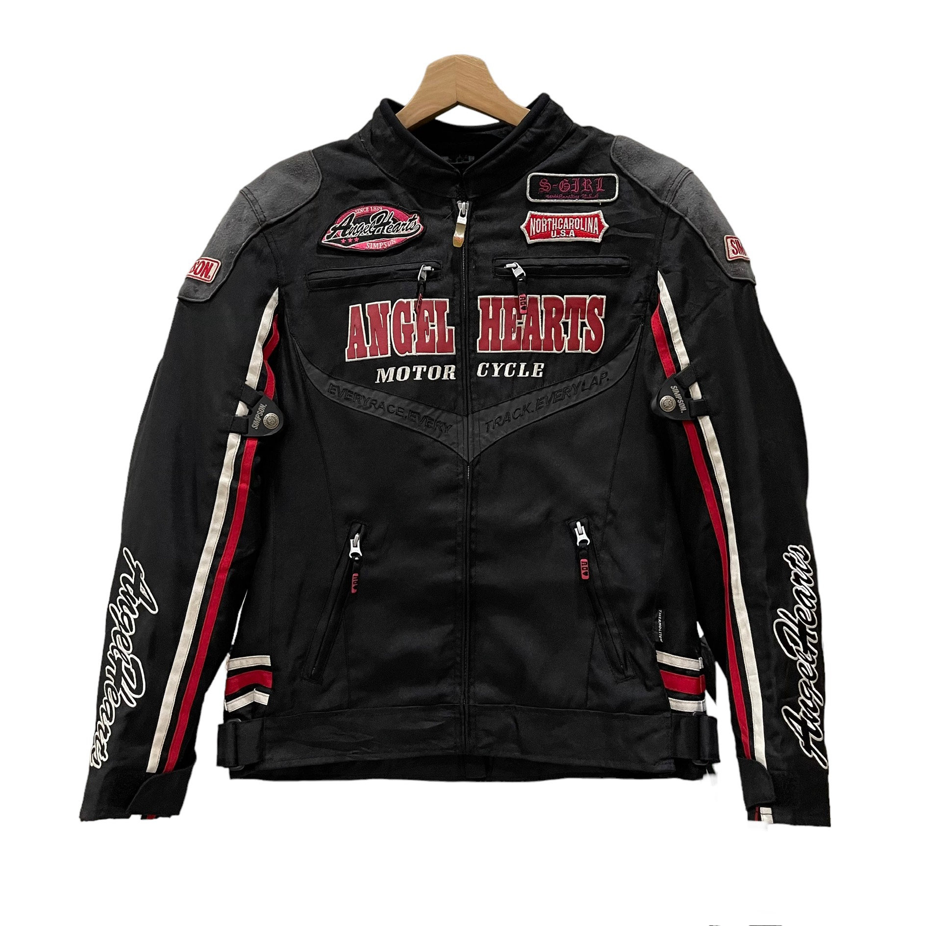 Angel Heart Simpson Motorcycle Racing Riders Jacket - Etsy Angel Heart Simpson Motorcycle Racing Riders Jacket - Etsy