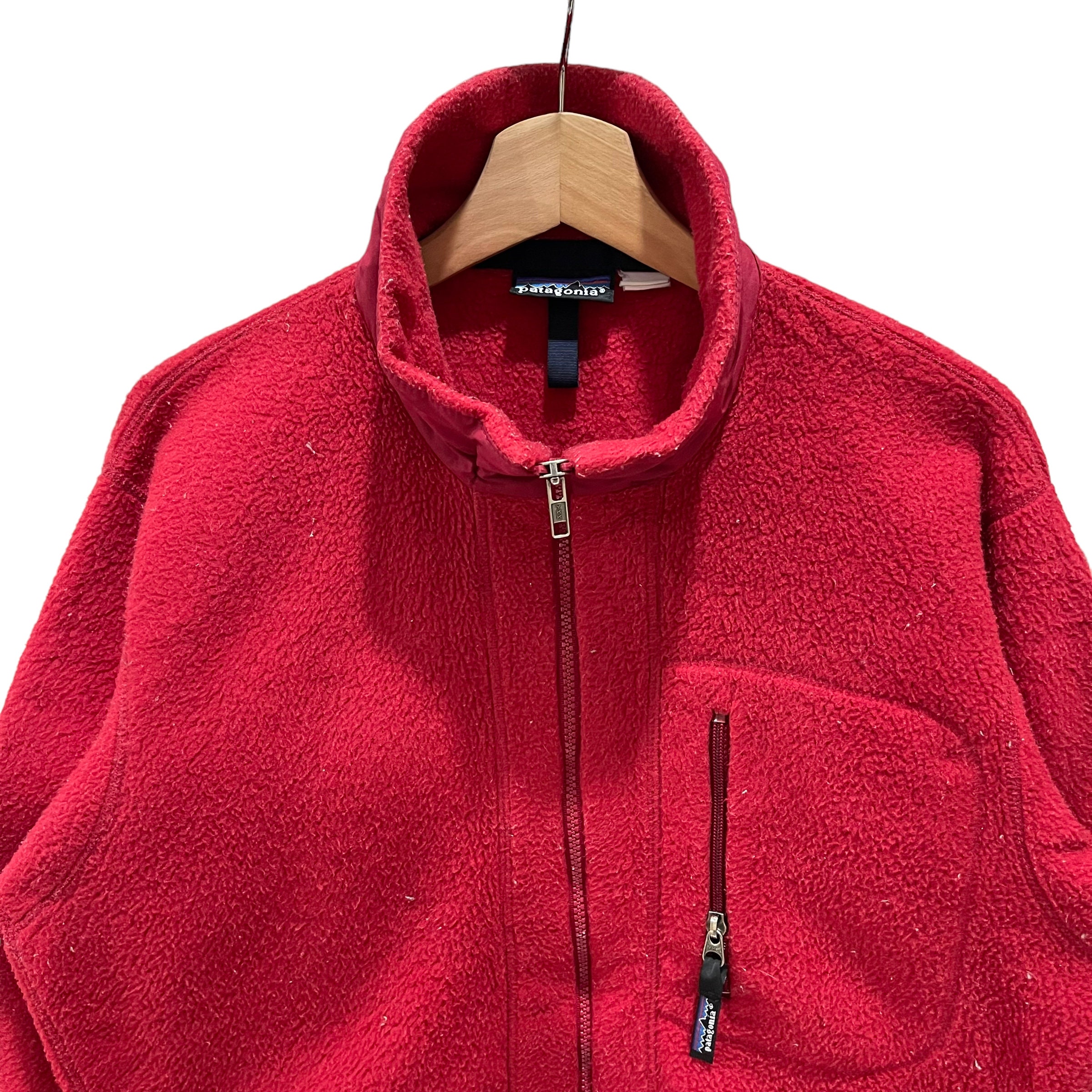 Vintage 90s Patagonia Made in USA Fleece Zipper Jacket - Etsy
