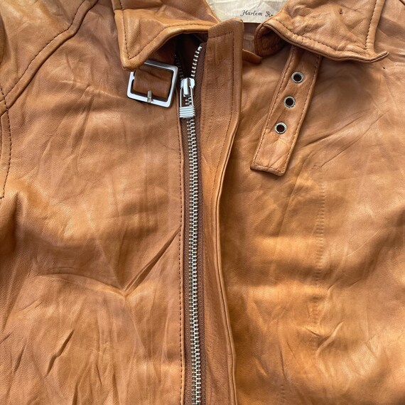 Harlem Rens Jacket Rare!!Vintage!! Harlem Rouge Lamb Leather Sheepskin B… - Gem