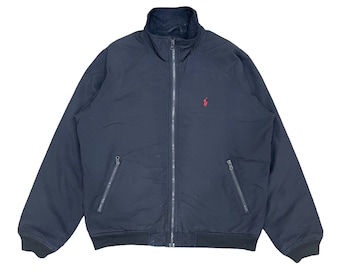 Vintage Polo Ralph Lauren Reversible Zipper Jacket - Etsy