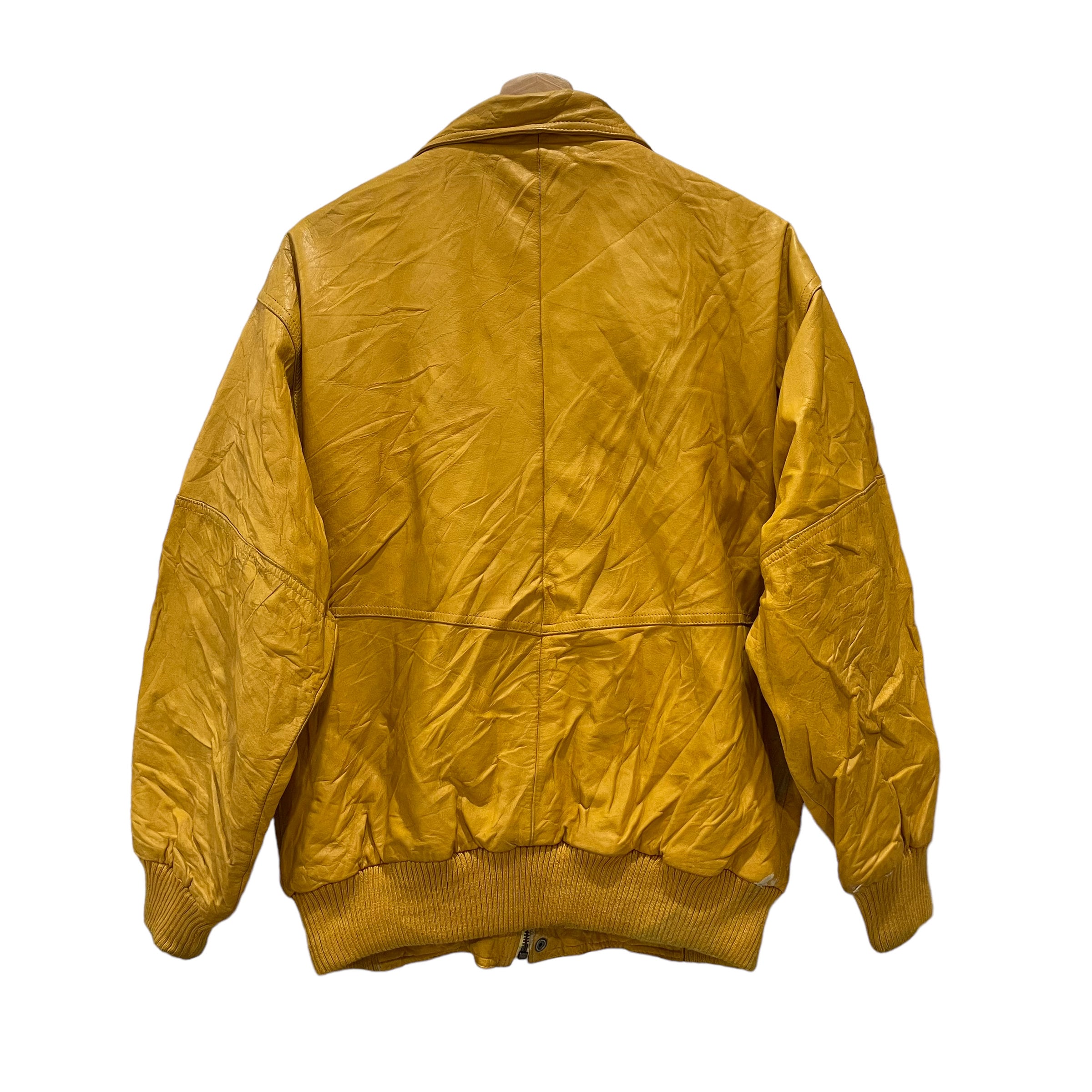 Vintage!! Suburban Japanese Brand Zipper Leather Jacket - Etsy