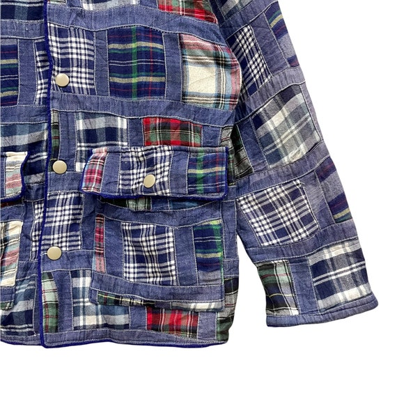 Vintage!! McGregor Multicolour Patchwork Coat Jac… - image 6