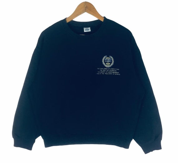 Vintage!! Adidas Small Spell Out Small Logo Sweat… - image 1