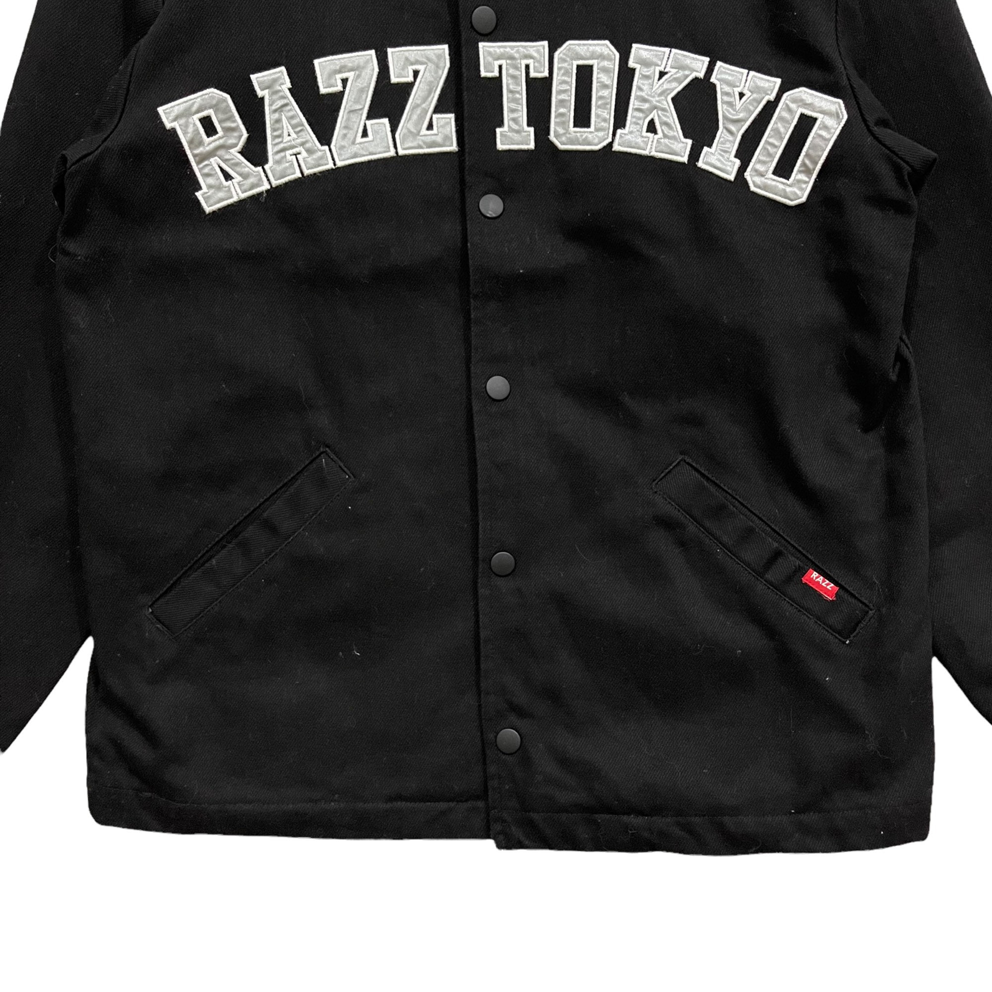 Vintage RAZZ Tokyo Bomber Varsity Snap Button Streetwear Style