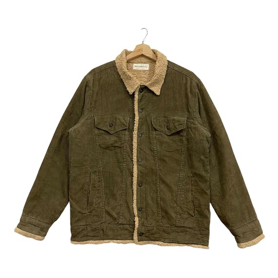 Vintage Bobson International Sherpa Corduroy Jacket - Etsy