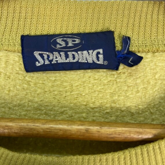 Vintage!! Spalding USA Big Spell Out Crewneck Swe… - image 5