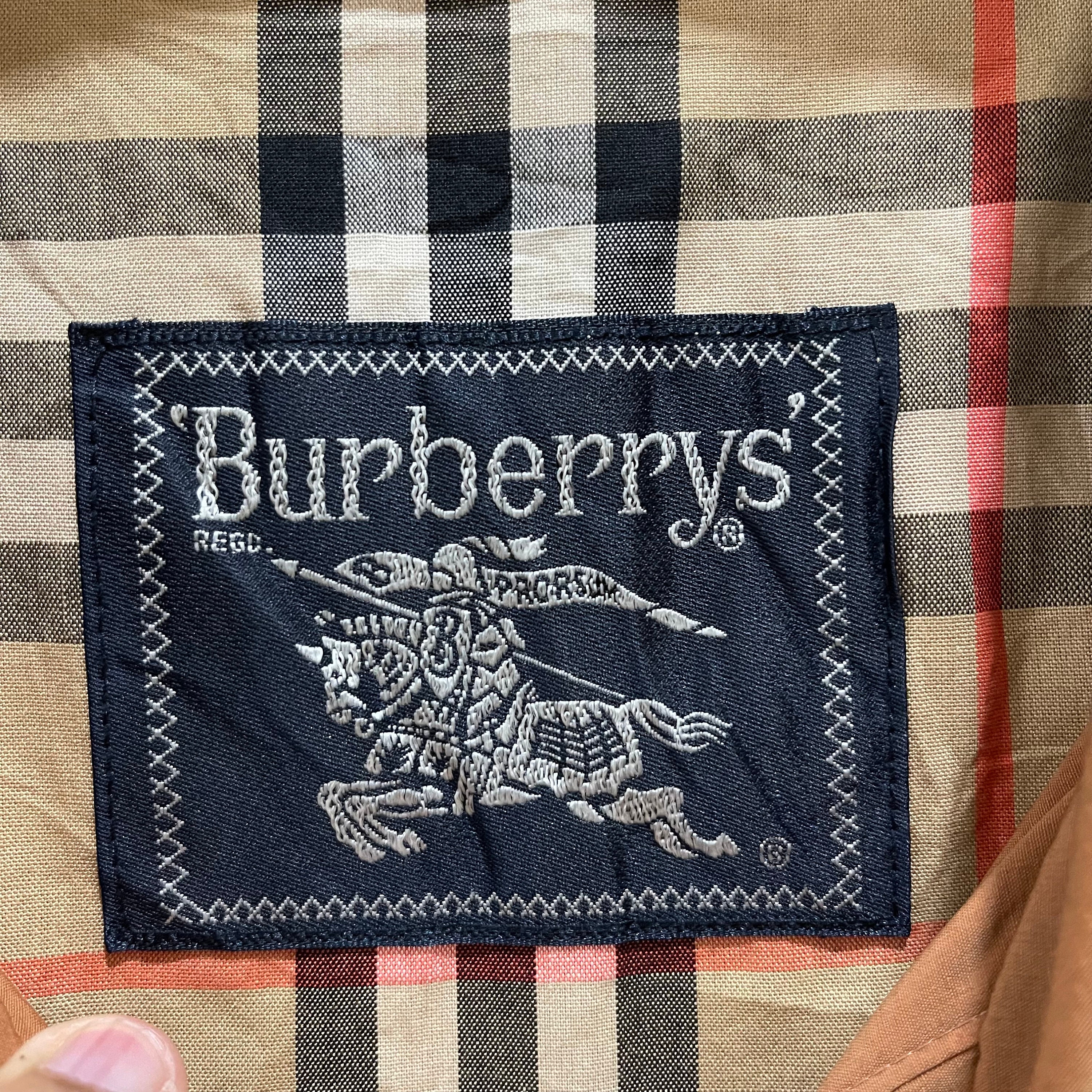 雑貨 古着 90s England製 Burberrys バーバリー チェック ウール 90s 