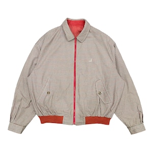Vintage 90s Alfred Dunhill Reversible Harrington Zipper Jacket Made in England