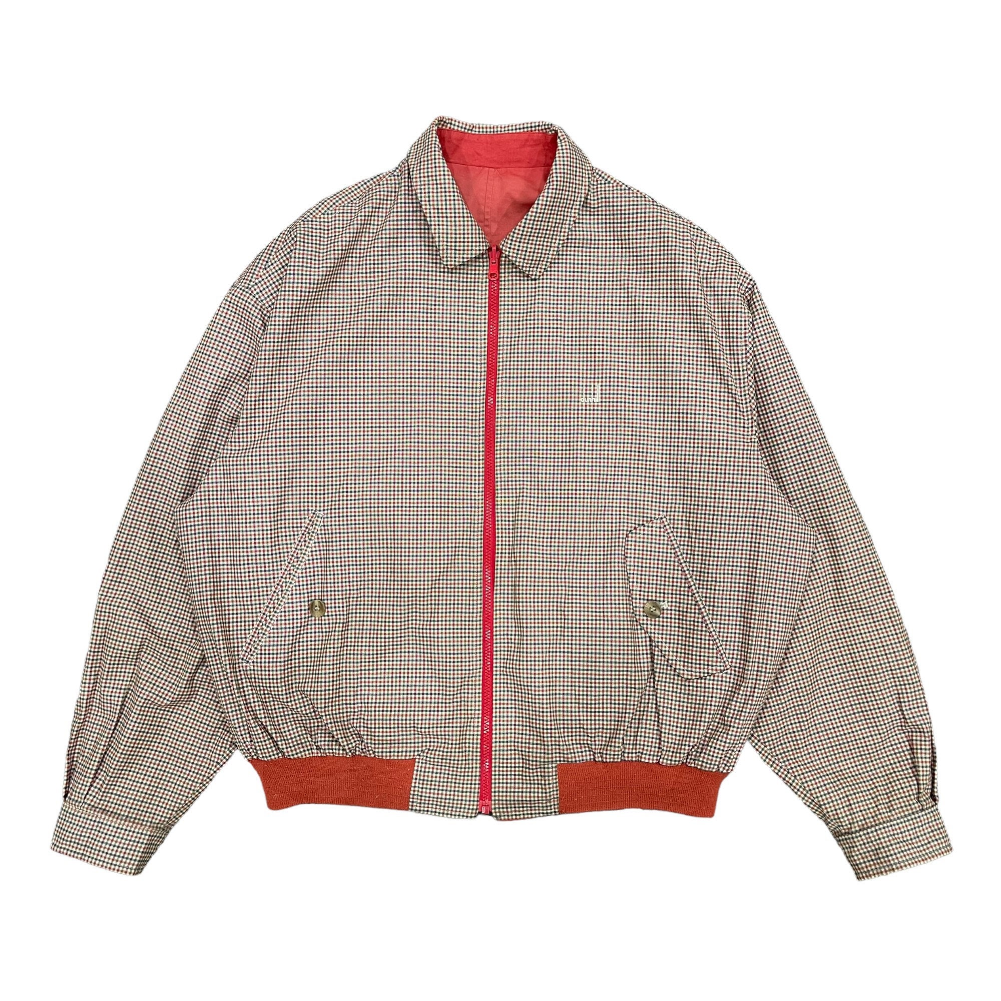 ジャケット・アウター ALFRED DUNHILL - Coat Jacket Alfred Dunhill Gold Button Blazer Mens 44R Blue Suit Jacket