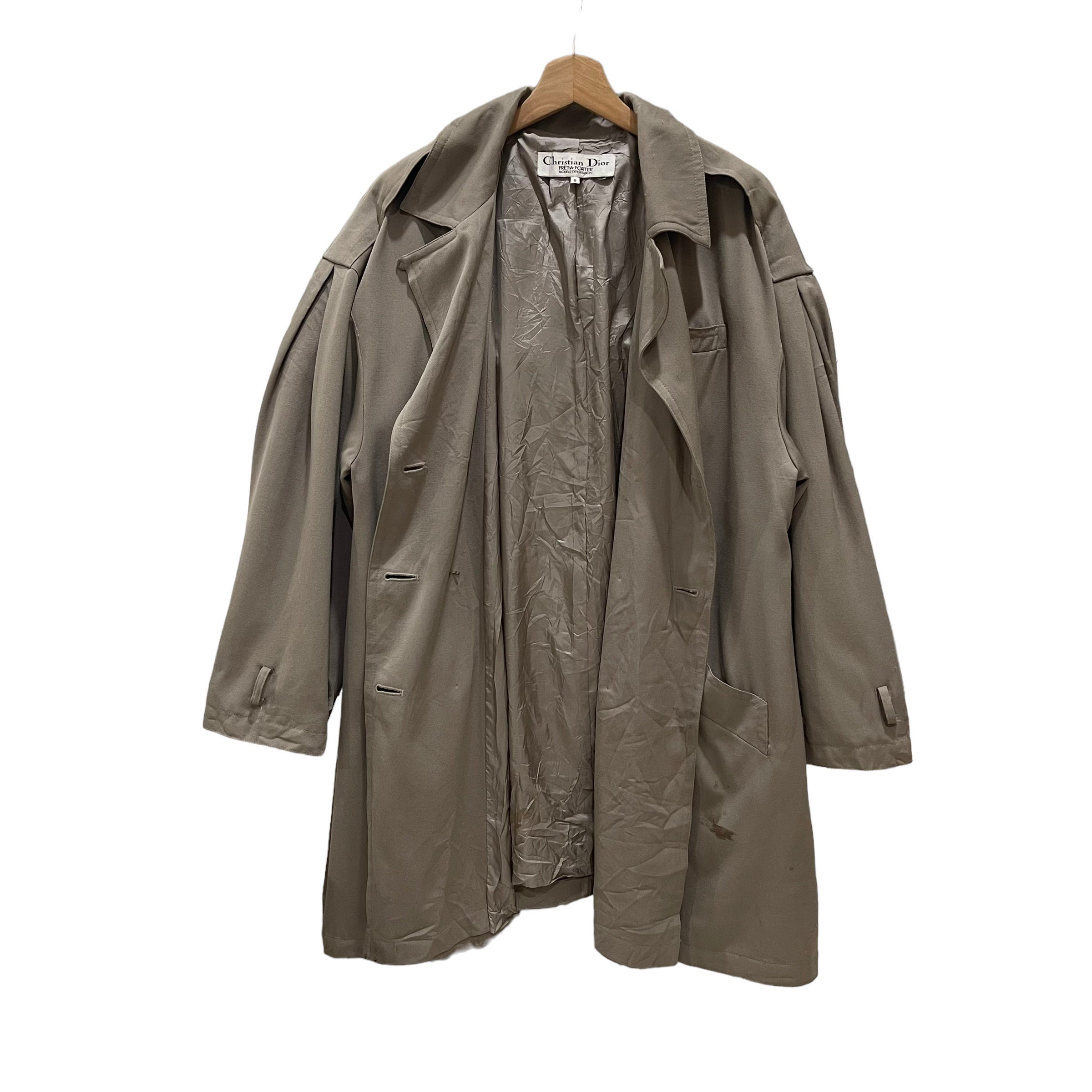 Very Rare Vintage 80s Christian Dior PRÊT-A-PORTER Trench Very Rare Vintage 80s Christian Dior PRÊT-A-PORTER Trench