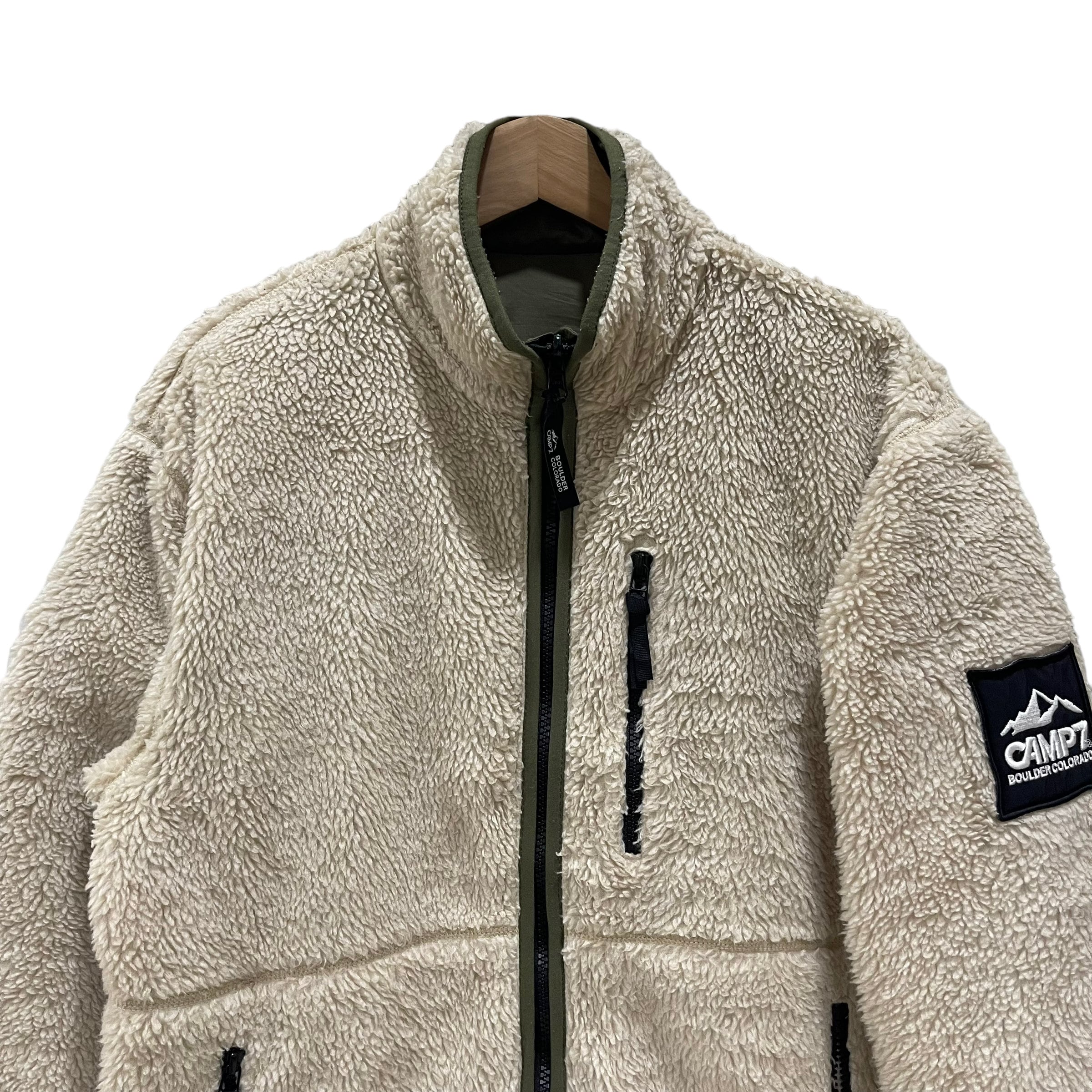 Vintage CAMP7 Boulder Colorado Outdoor Faux Fur Zipper