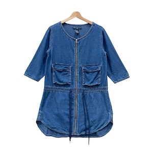 Vintage!! Marc by Marc Jacobs Denim Zipper Designer Dress