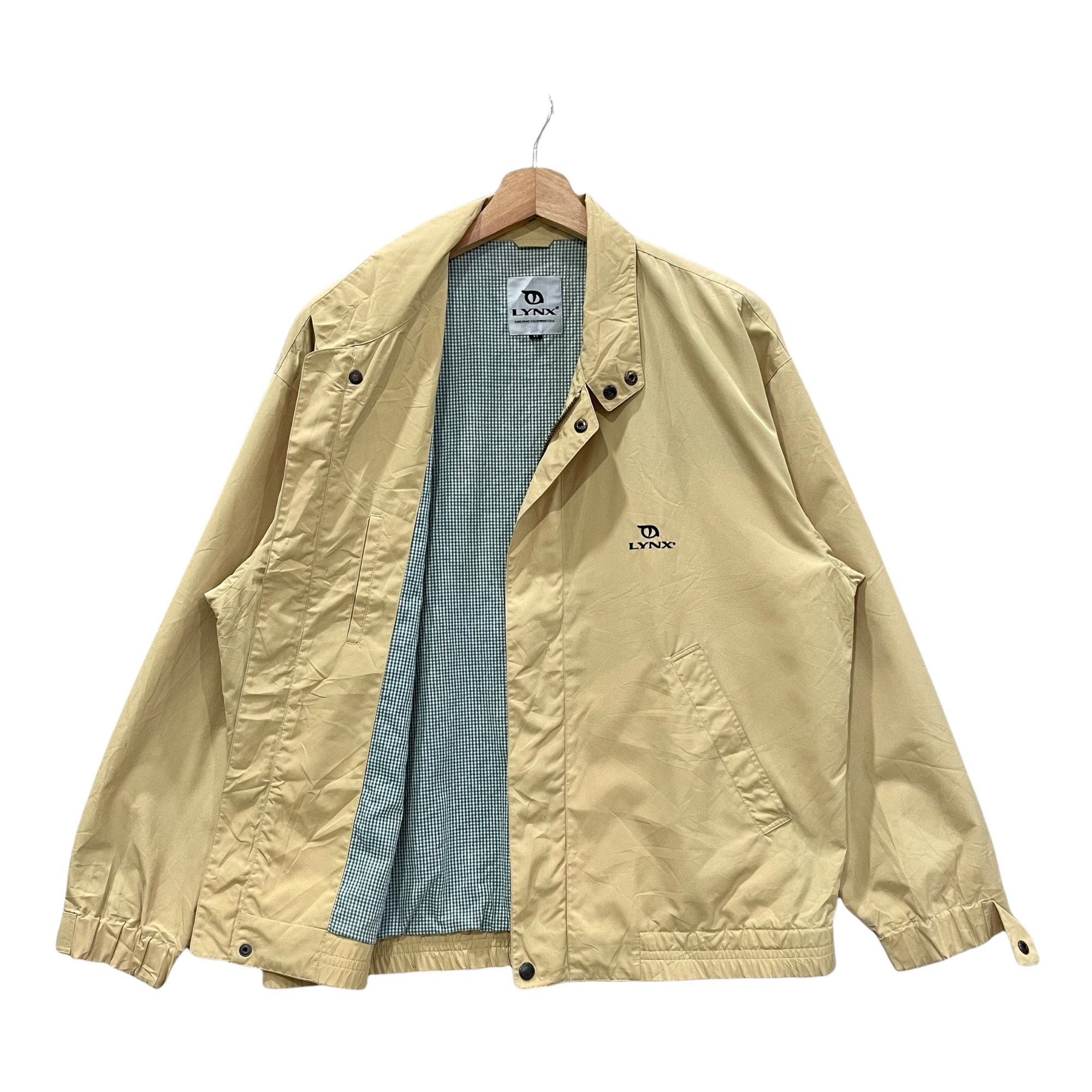 Vintage!! LYNX Windbreaker Jacket - Etsy Vintage!! LYNX Windbreaker Jacket - Etsy