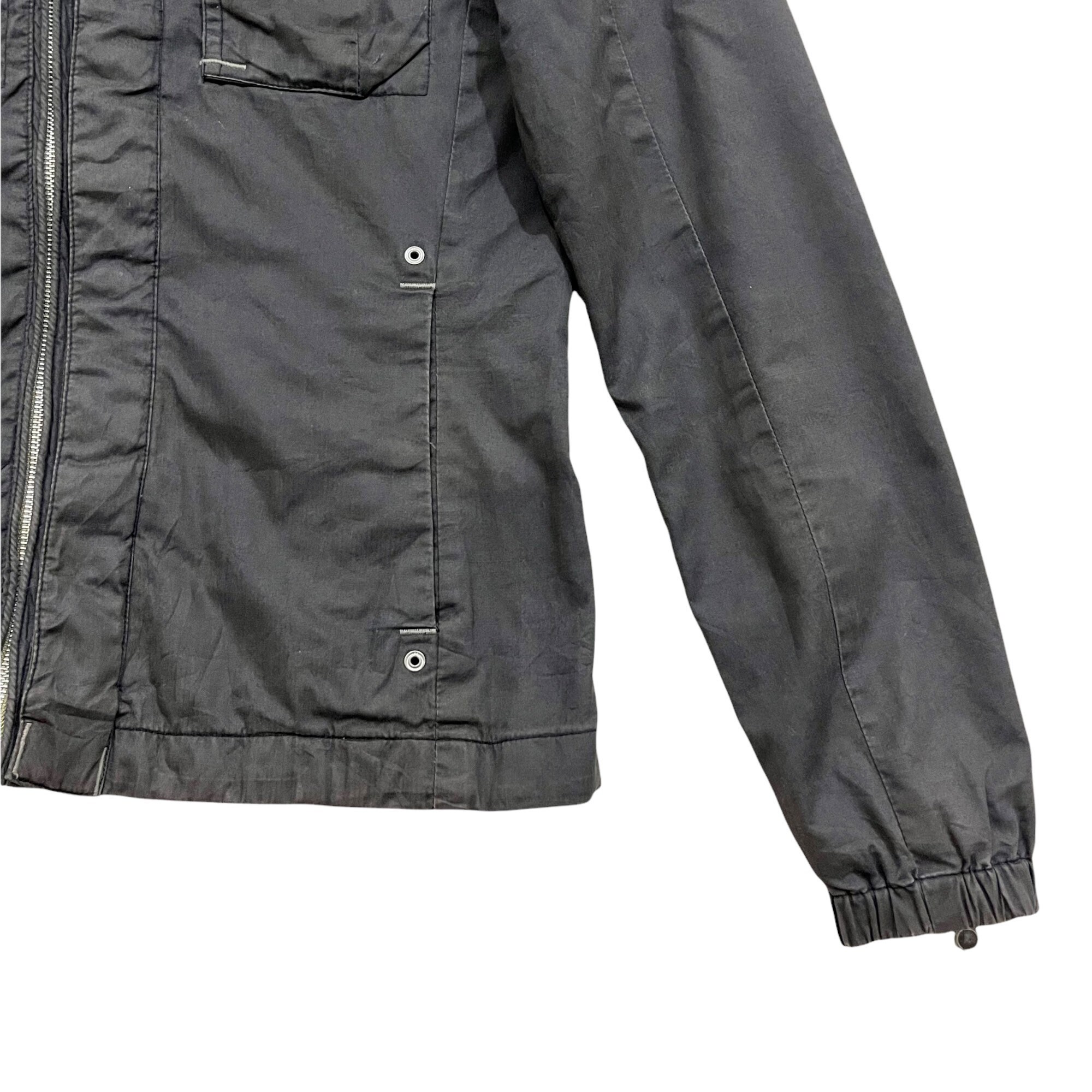 Vintage!! G-star Raw Denim Multipocket Zipper Jacket Rare