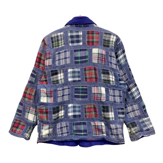 Vintage!! McGregor Multicolour Patchwork Coat Jac… - image 7