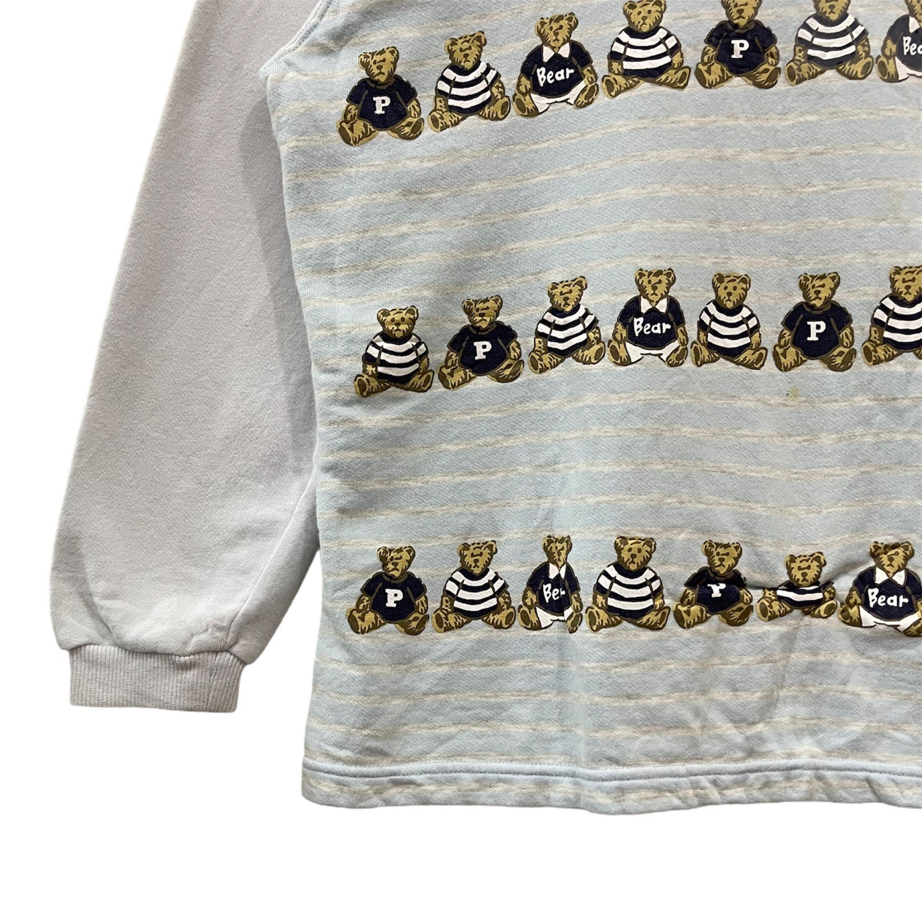 Bear Bow Print Sweaters main image 1