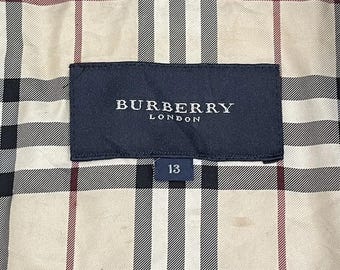 Authentic Burberry London Quilted Cropped Jacket: Nova Check, Size