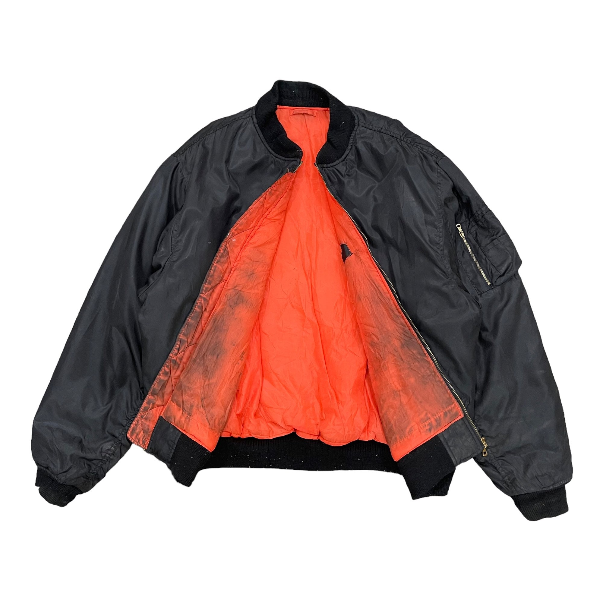 Vintage!! Japanese Brand Zipper Bomber Jacket - Etsy Vintage!! Japanese Brand Zipper Bomber Jacket - Etsy