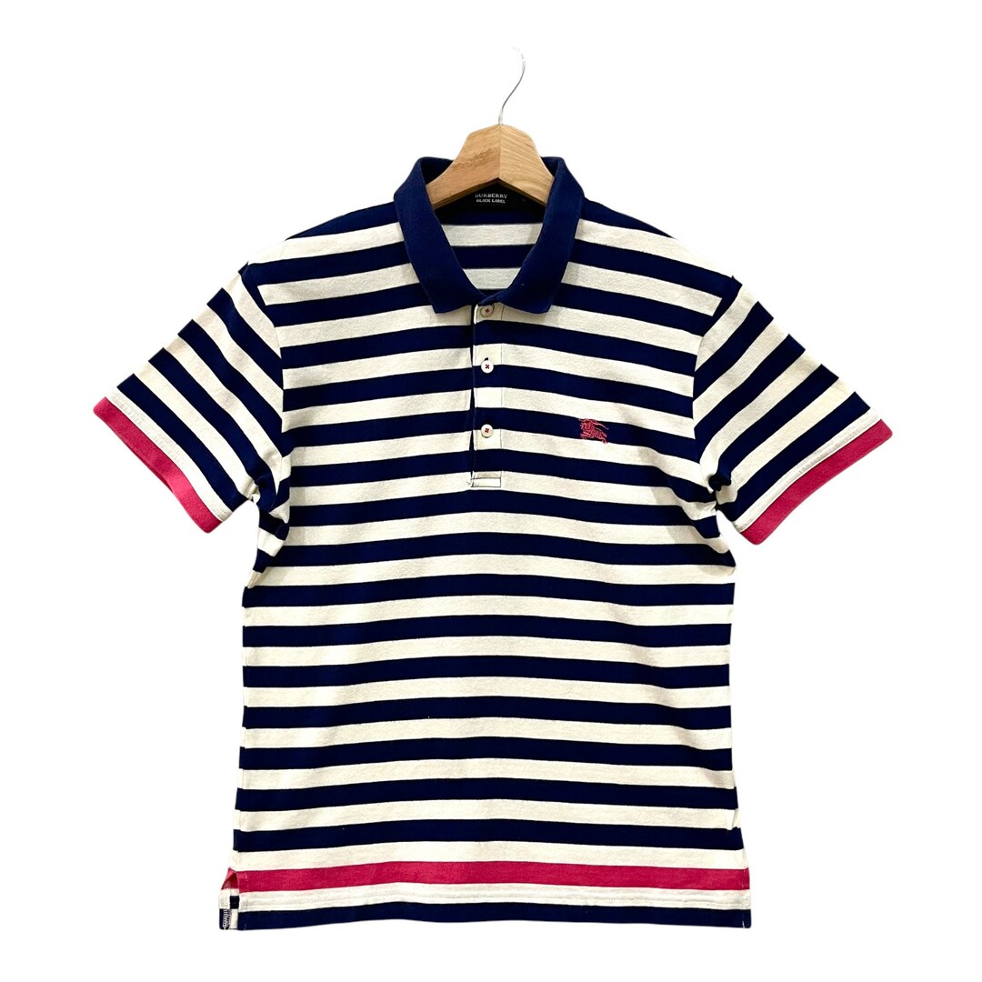 Tシャツ・カットソー Burberry Logo Striped Polo Shirt Striped Cotton Polo Shirt in Shire - Men | Burberry® Official