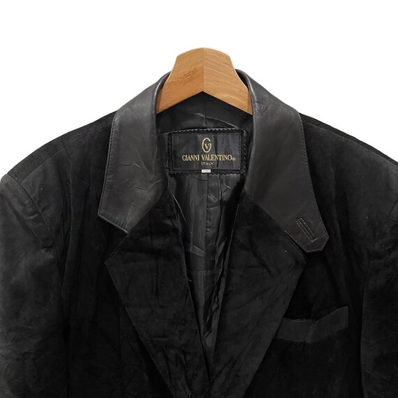 Vintage Gianni Valentino Fully Leather Coat Blazer Jacket - Etsy