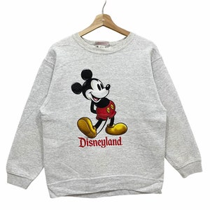 Vintage Mickey Mouse Disneyland Spellout Jumper Crewneck Sweatshirt