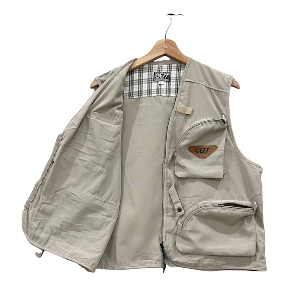 90s Hunting Vest uk vintage NKSジッパー Vintage 90s Redhead Tactical Hunting Vest M/L 22x25 Brown